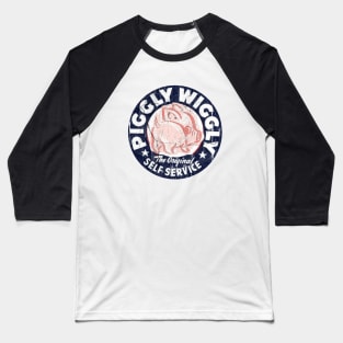 piggly wiggly vintage blue design Baseball T-Shirt